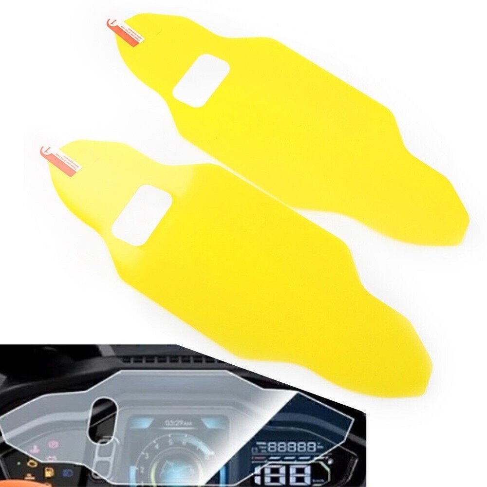 For SYM MAXSYM TL500 Clear Speedometer Screen Film Scratch Protector Sticker Set