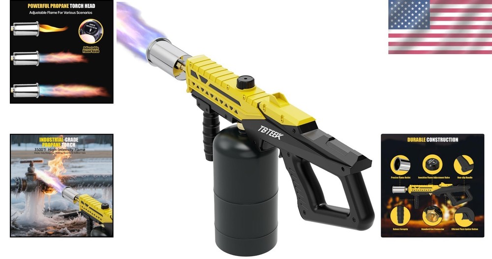 Durable Propane Torch for Precision Cooking, DIY Projects