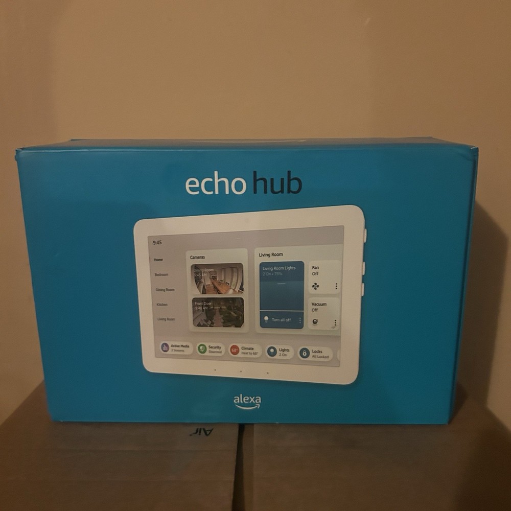 Amazon Echo Hub 8" Smart Home Control Panel with Alexa White Model G6AB7E