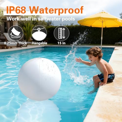 Floating Pool Lights5" Solar Pool Light that Float w/Patterns of 1 White