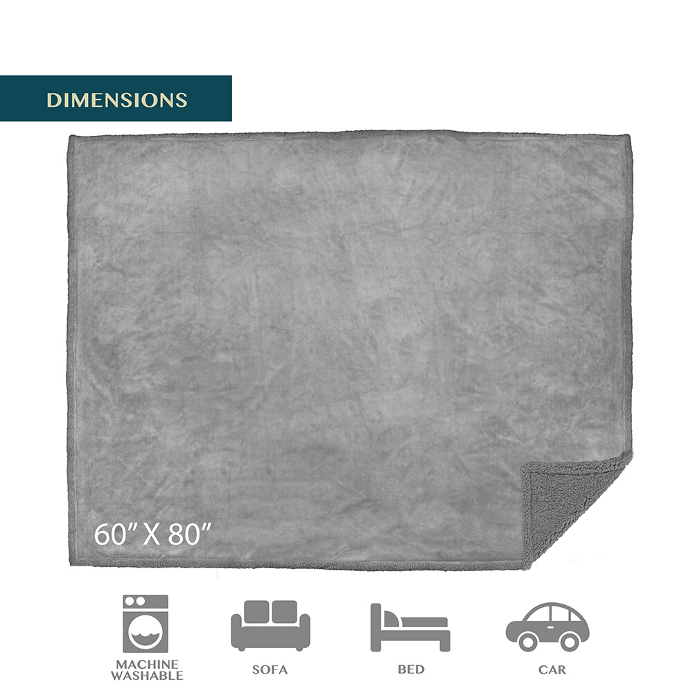 Waterproof Blanket for Couch Sofa Bed Protector Cover WaterResistant Large 80x60