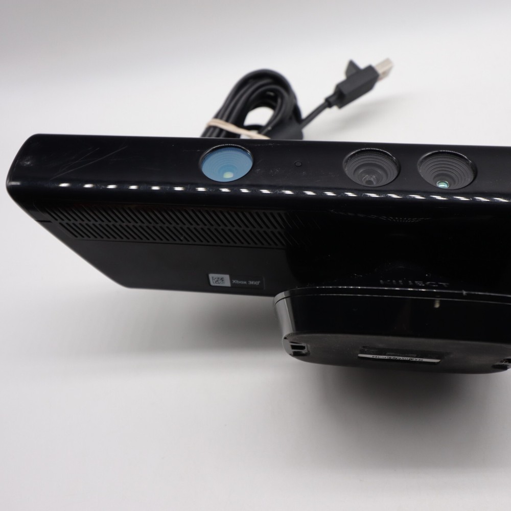 Genuine Microsoft XBOX 360 Kinect Sensor Bar Model 1414 Black with Power Adapter