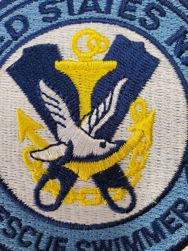 US NAVY Patch RESCUE SWIMMER Patch 3.25 inch x 3.5 inch