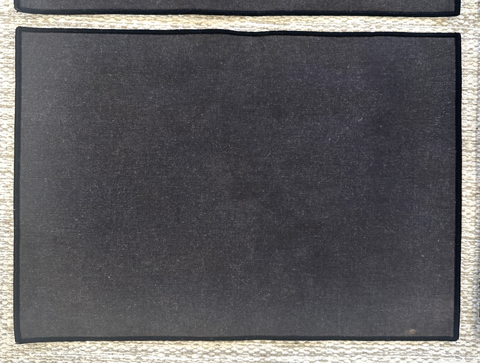 Drink Coca Cola Ice Cold Set of 4 Cloth Table Placemats Red Vtg Coke Ad ~18”x13”