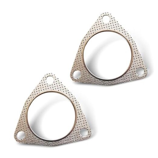Pack-2 Car 3 Bolt 2.48" ID Exhaust Pipe Interface Gasket, Multifunctional