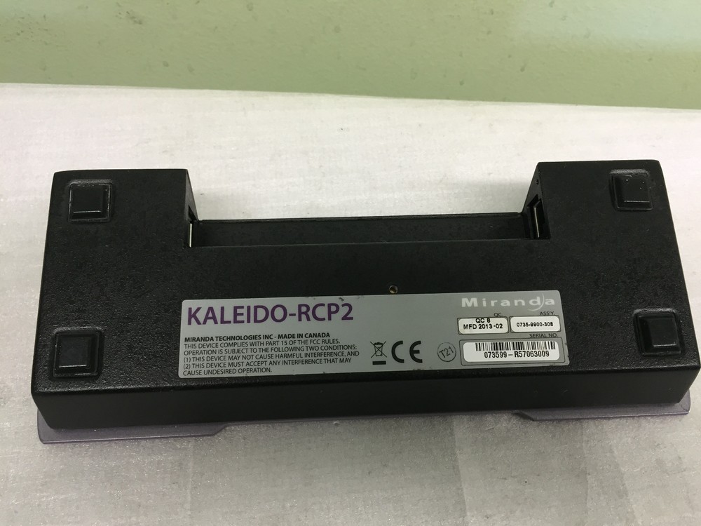 Miranda KALEIDO-RCP2 Ethernet Remote Control Panel for the Kaleido-X System