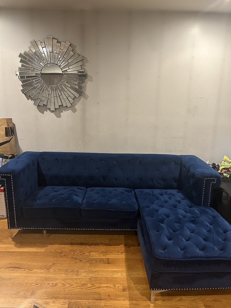 Suede Blue Good Condition