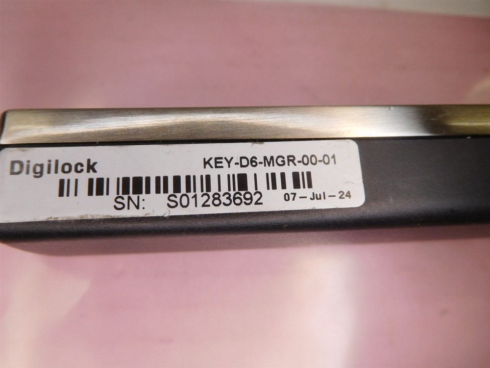 DIGILOCK MANAGER KEY KEY-D6-MGR-00-01 Range Locker Lock #2 (042126)