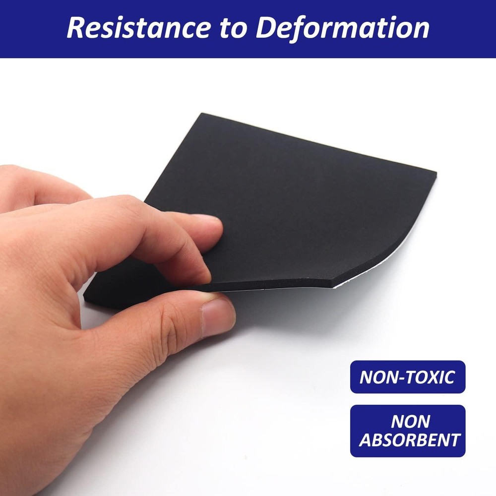 Foam Padding Sheets with Adhesive Backing - Self Stick Neoprene Insulation Foam,