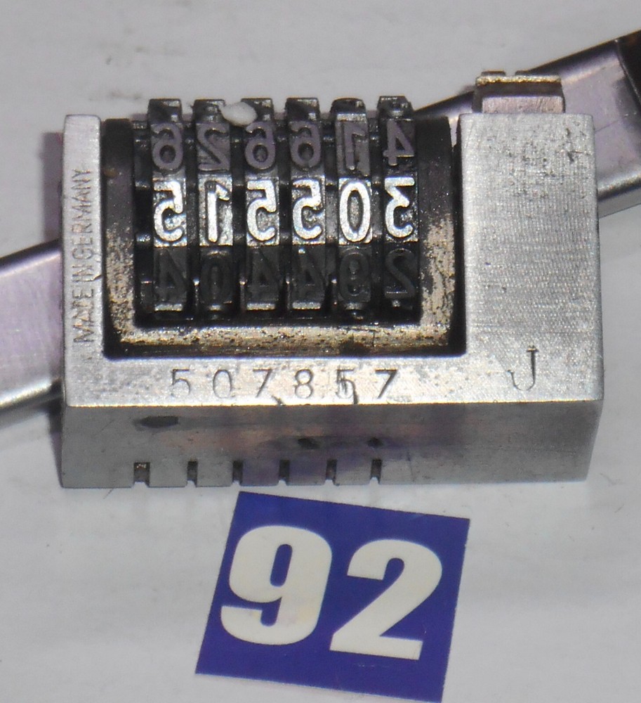 MARTO | Reverse letterpress numbering machine | 92