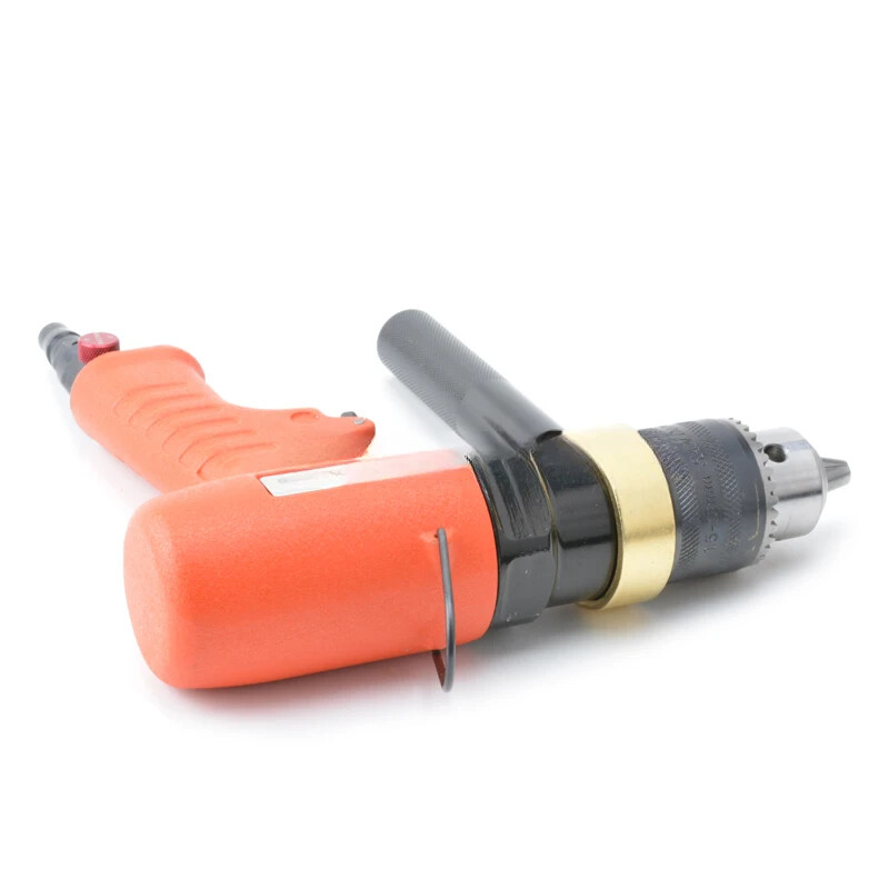 1PC Industrial-grade Pneumatic Hand Drill Hand Held Positive/Reverse Air Drill