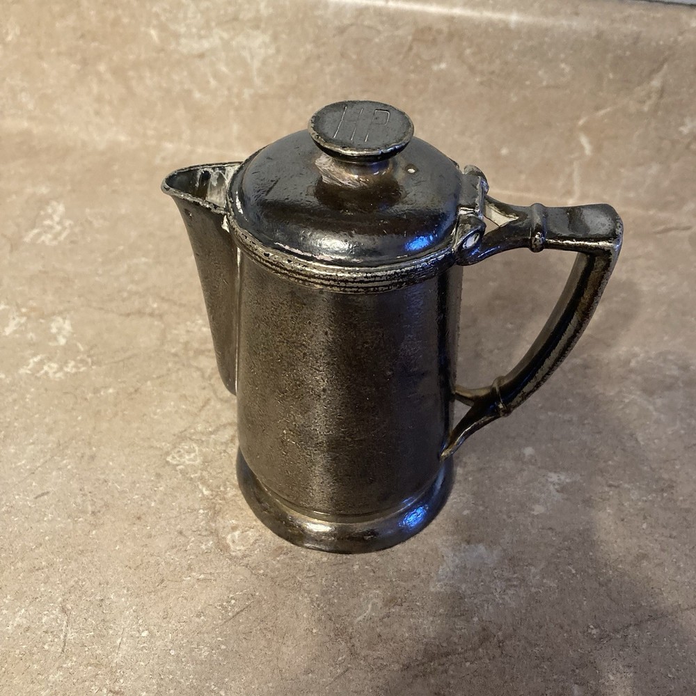 Antique Hotel Pennsylvania NYC Silverplate Coffee Pot 10oz Hotel Ware