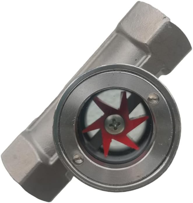 1/2 NPT Stainless Steel Sight Water Flow Indicator