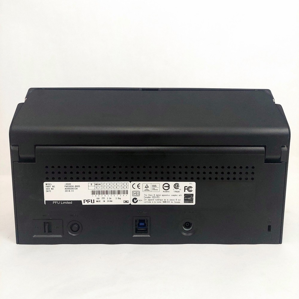 Fujitsu ScanSnap ix500 Wireless Document & Image Scanner with Power Supply & USB