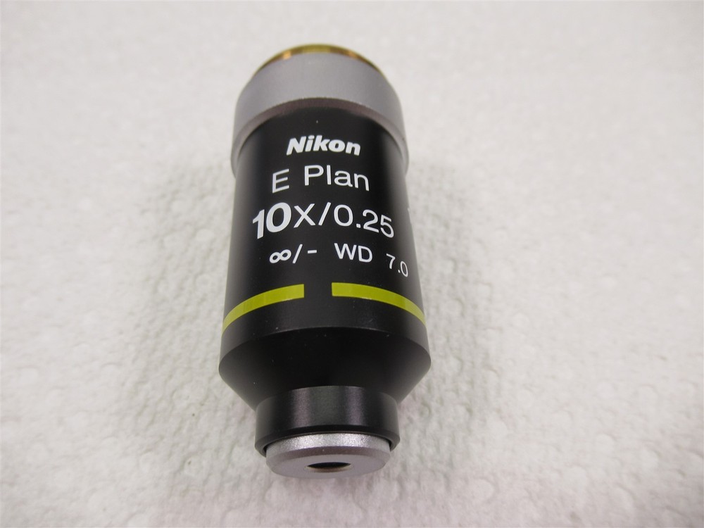 Nikon Eclipse E Plan 10x Microscope Objective Lens WD 7.0 0.25