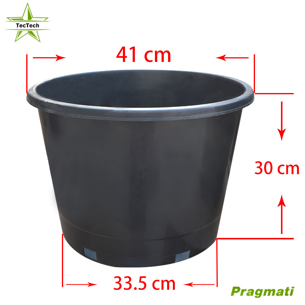 10 Pack 10 Gallon Heavy Duty Large Nursery Pot Plant Garden Flower Container