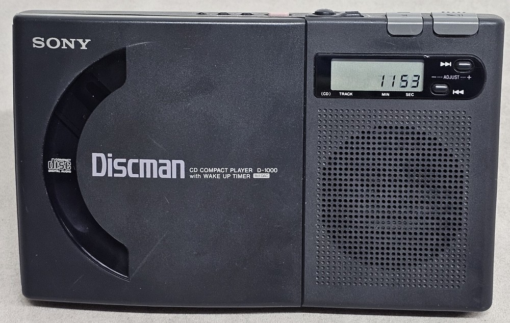 Sony Discman Cd Compact Player D-1000