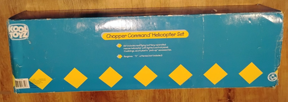 KOOL TOYZ Chopper Command Helicopter Set, Unused Open Box from 2000