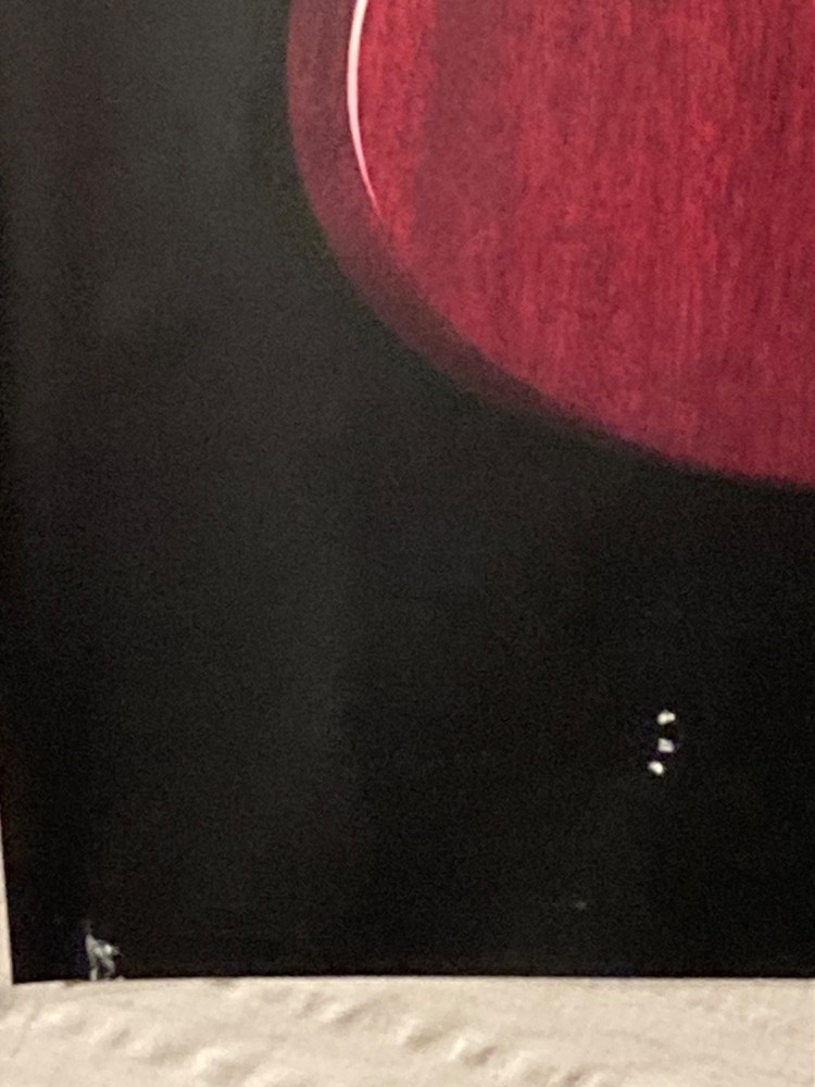 Gibson Guitar Promo Poster SG Staple Hole Damage R