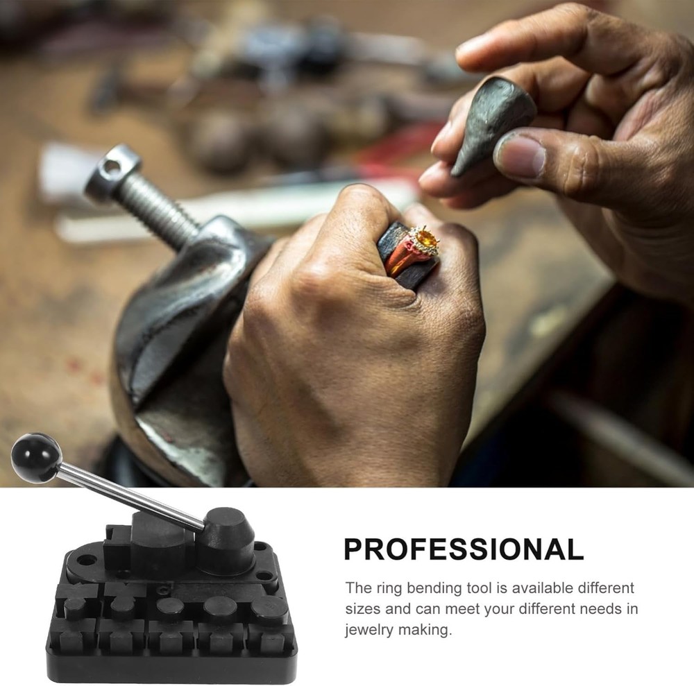 Professional Bending Machine Tool Ring Bender Jewelry Making Tools Maker Black