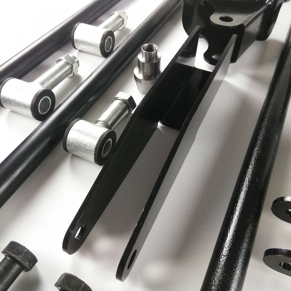 Heavy Duty HD Parallel Full Size Universal 4 Link Kit w/ Shock Hardware