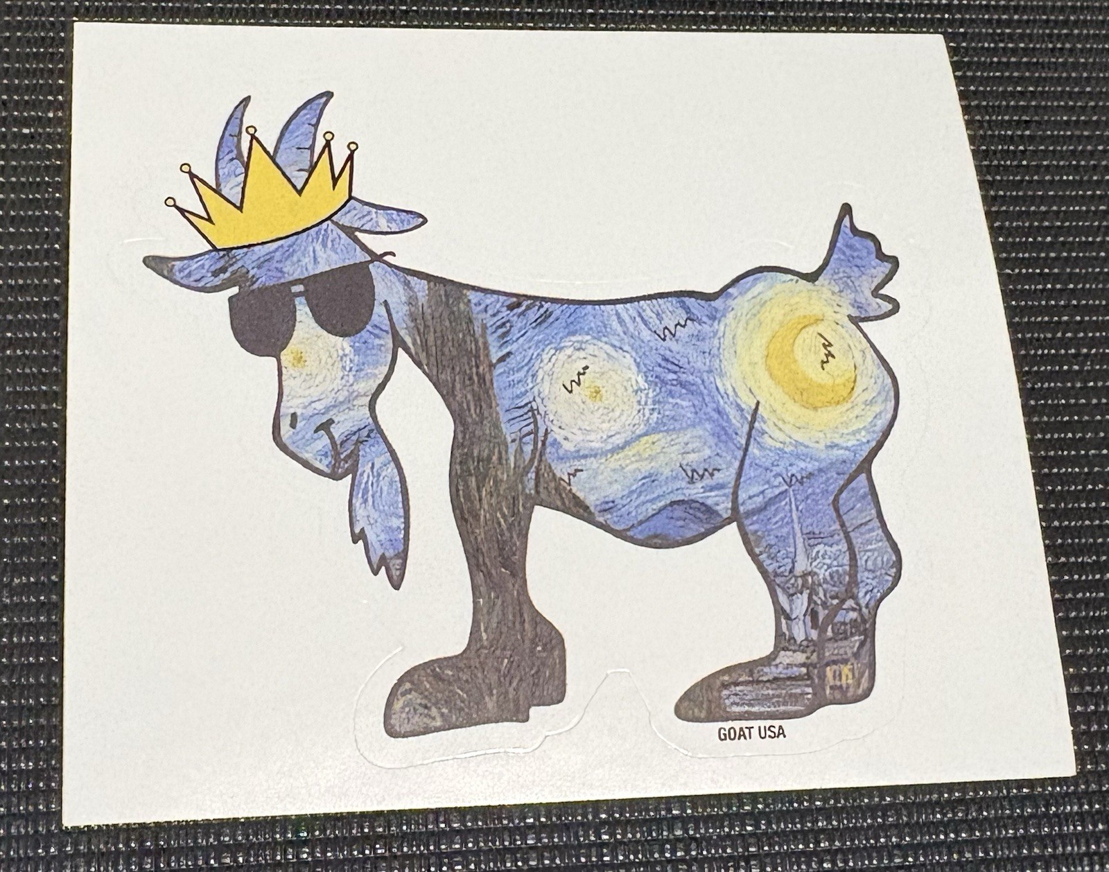 🐐 GOAT USA NY Clothing Chuck Vincent van Gogh Sticker - LIMITED - RARE - UNIQUE
