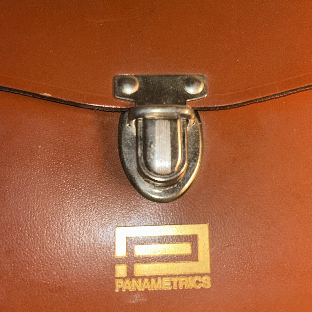 Panametrics Leather Hard CASE carrying case for Electronics (CASE ONLY)