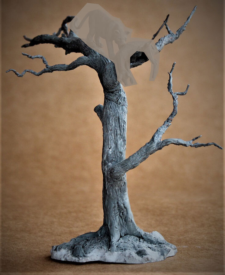 CIX 1/35 (54mm Scale) Tree with Leaves Set #1