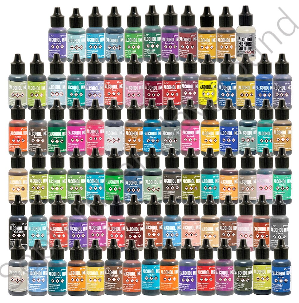 Ranger, Tim Holtz, Alcohol Ink, Complete Set Alcohol Inks, 85 Colors, Full Set