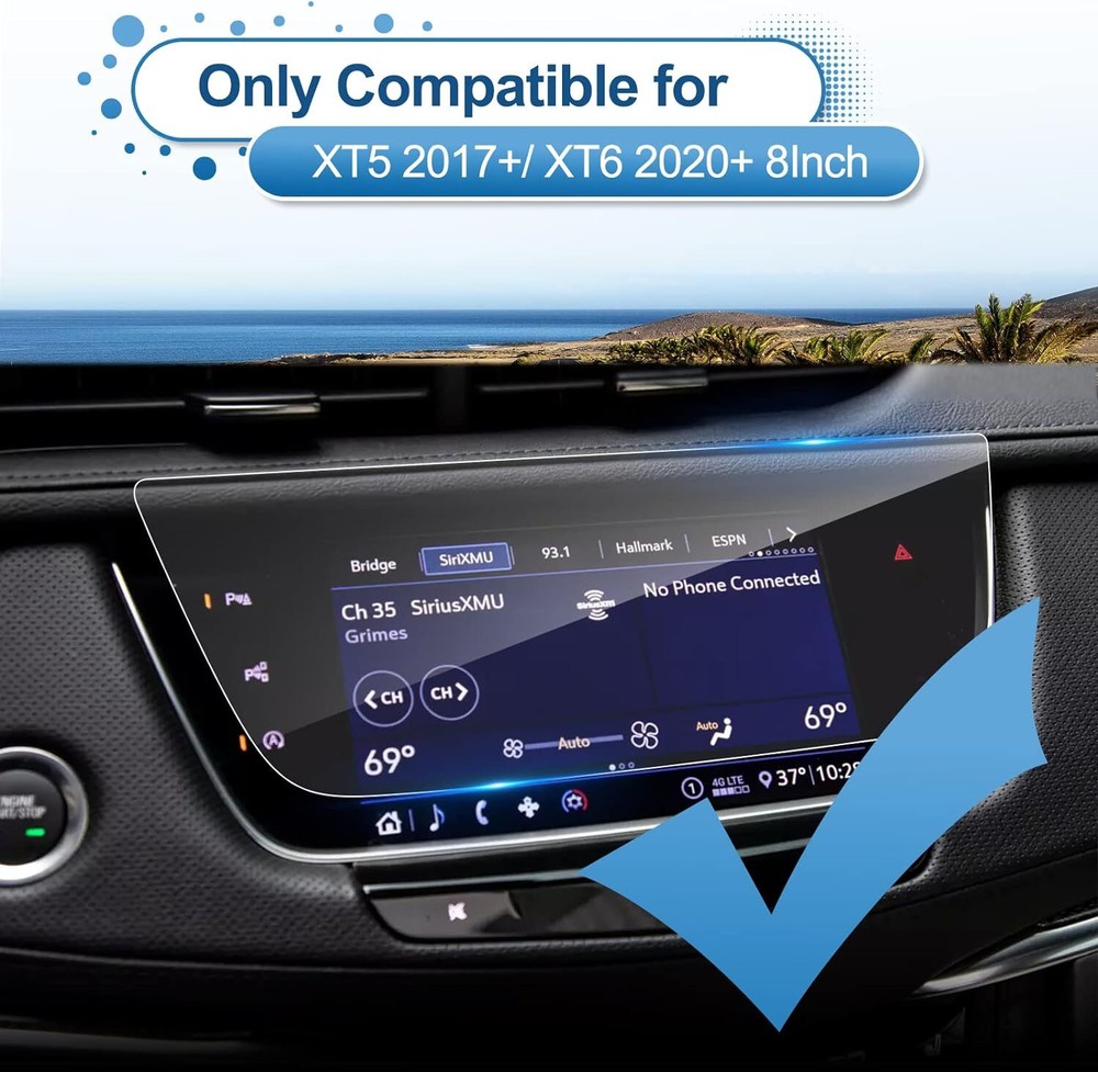 2015-2023 2024 Cadillac XT5 Screen Protector, for XT5/XT6 8-inch Touch