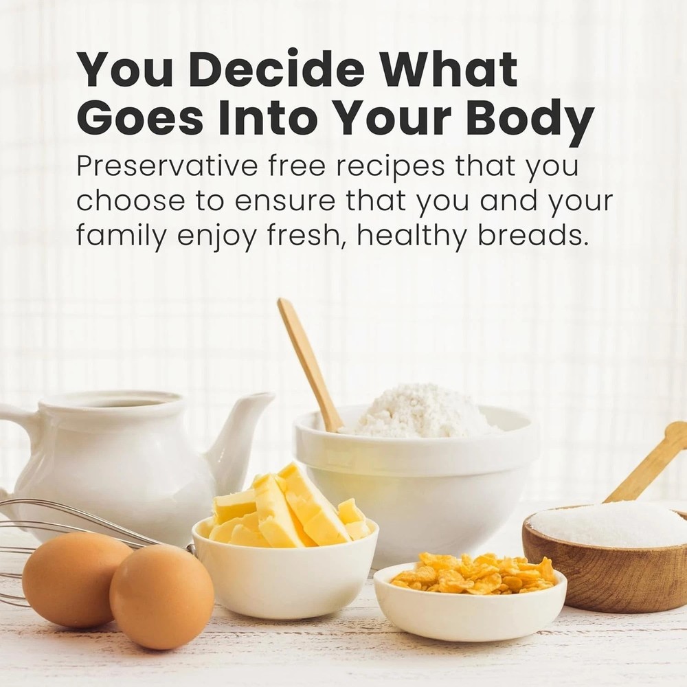 User-Friendly 2 lb Bread Maker with Compact Design & Fresh Bread Every Day