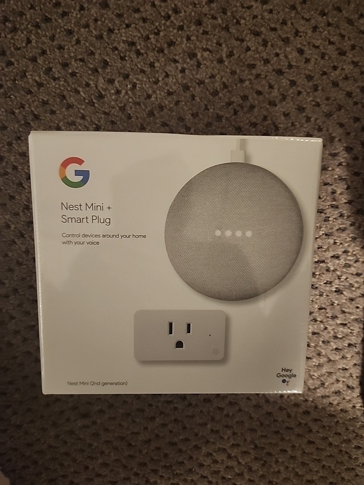Google Nest Mini 2nd Generation Smart Speaker - Gray (GA02498US)