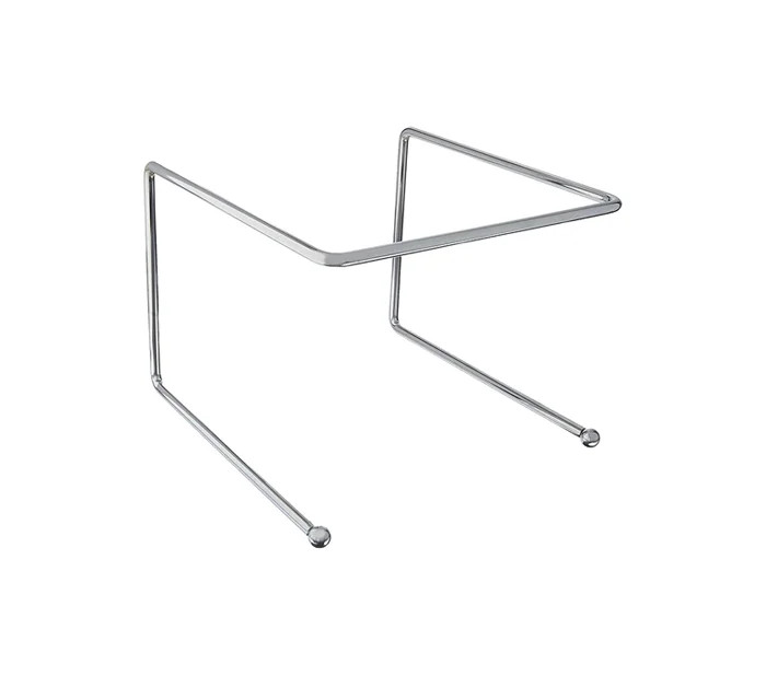 Metal Pizza Pan Riser Stand Tabletop Food Platter Tray Display Rack 9 x 8 x 7