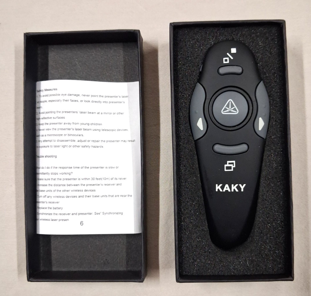 Kaky Wireless Presenting Teaching Speech Laser Pointer