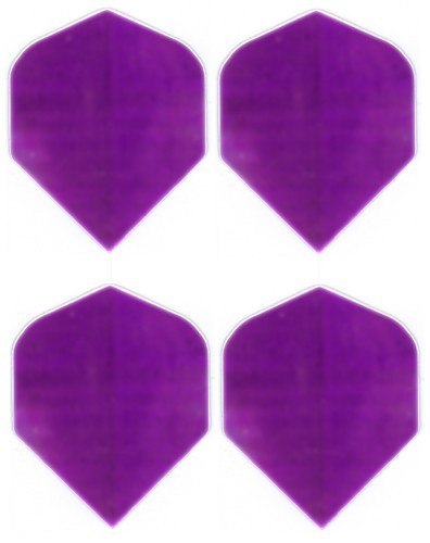 Amerithon Set PLUS Dart Flights - 1 Set Plus a Spare! Solid Purple Standard