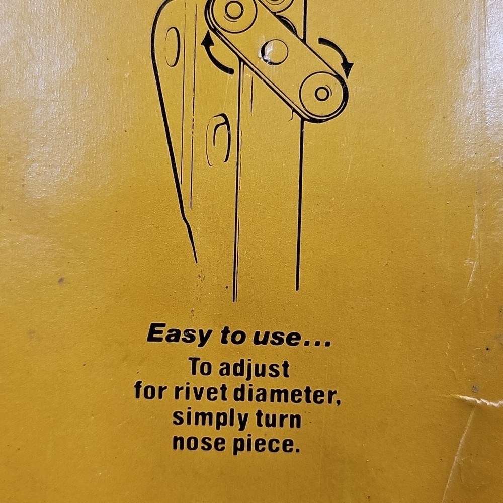 Vintage VSI Riveter Rivet Tool 04299