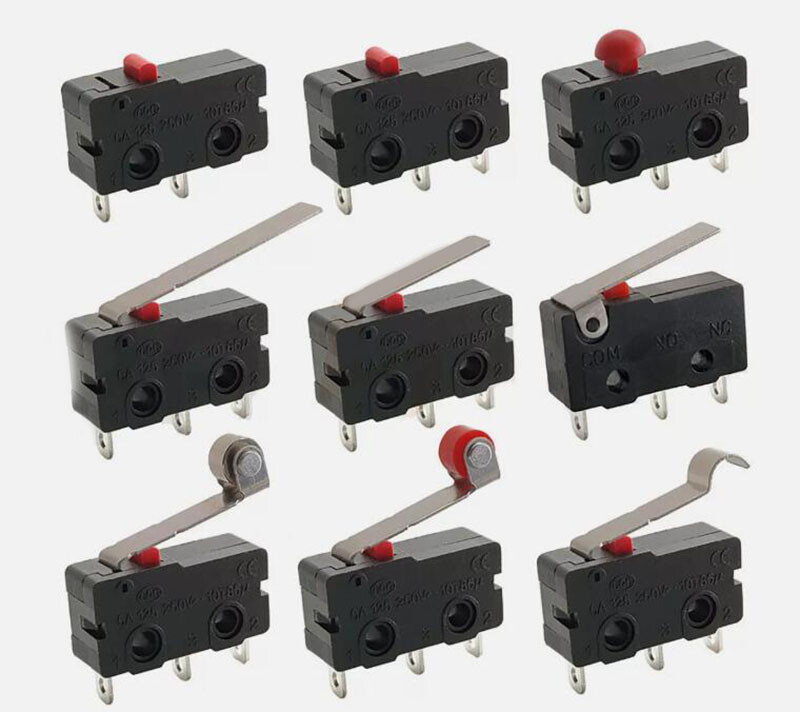 Self Resetting Switch Micro Limit Switch Switch Roller Lever Close Button Switch