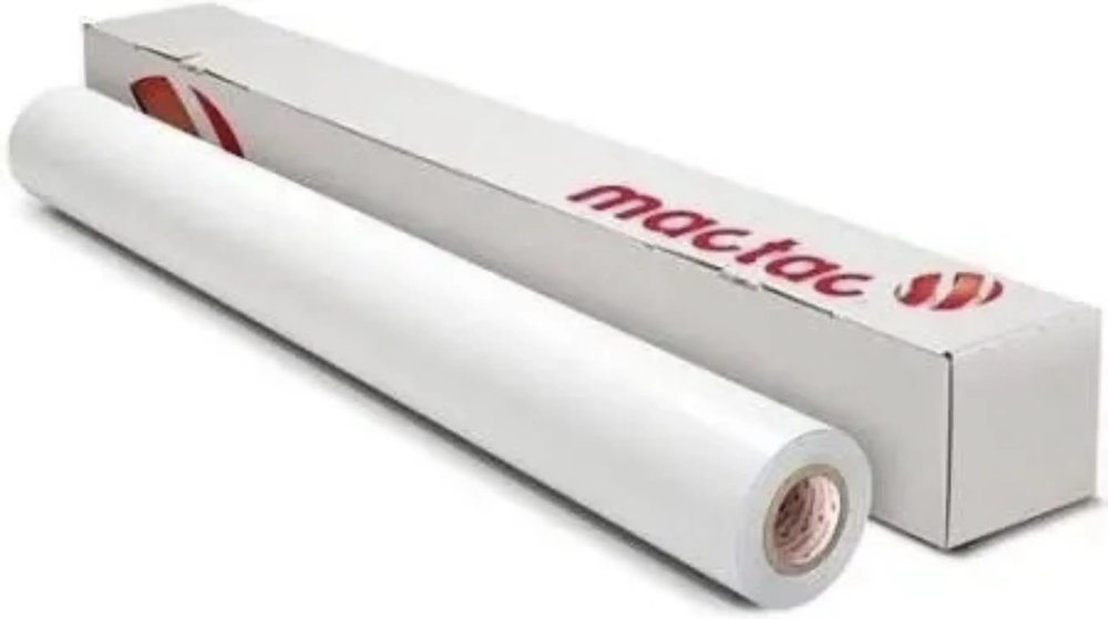 MACTAC self adhesive vinyl Matte White 54"x150