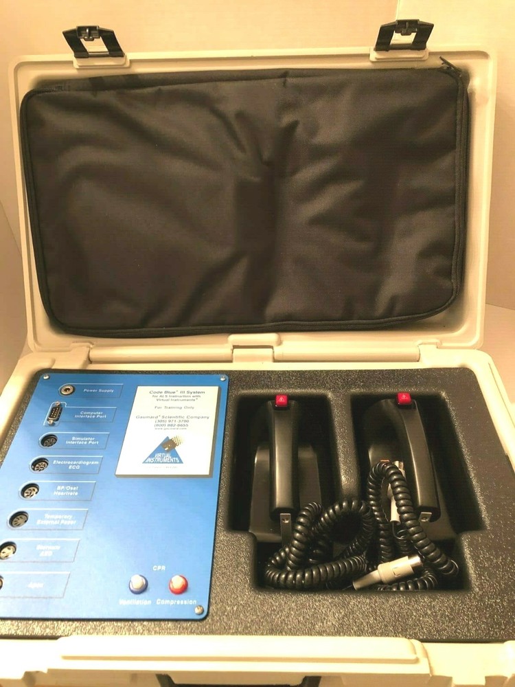 VIRTUAL INSTRUMENTS GAUMARD SCIENTIFIC CO. CODE BLUE 111 SYSTEM TRAIN SIMULATOR