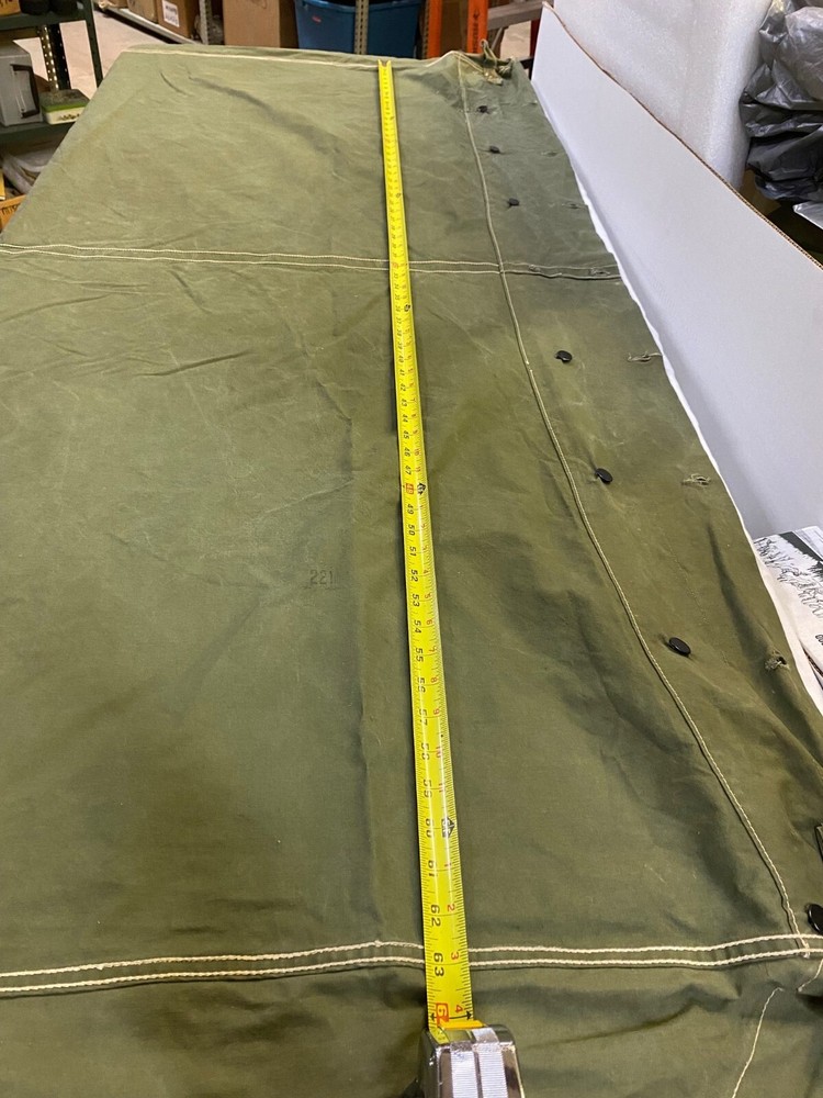 Post WW2 Shelter Half, Button style USED