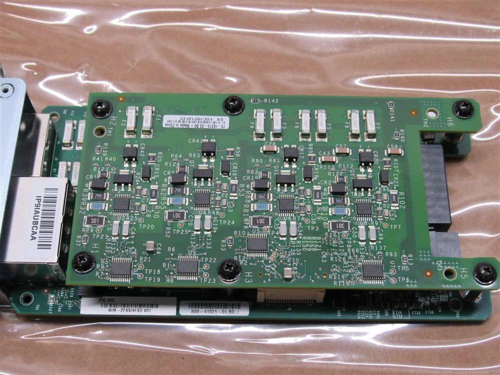 CISCO NIM-2FXS/4FXO NETWORK ETHERNET INTERFACE MODULE