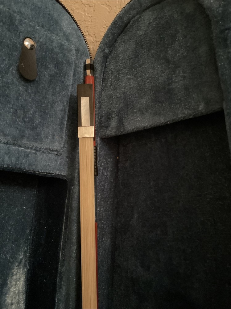 Handmade Flamed Violin 4/4 Professional Solid Maple Wood Shoulder Holder, Bow
