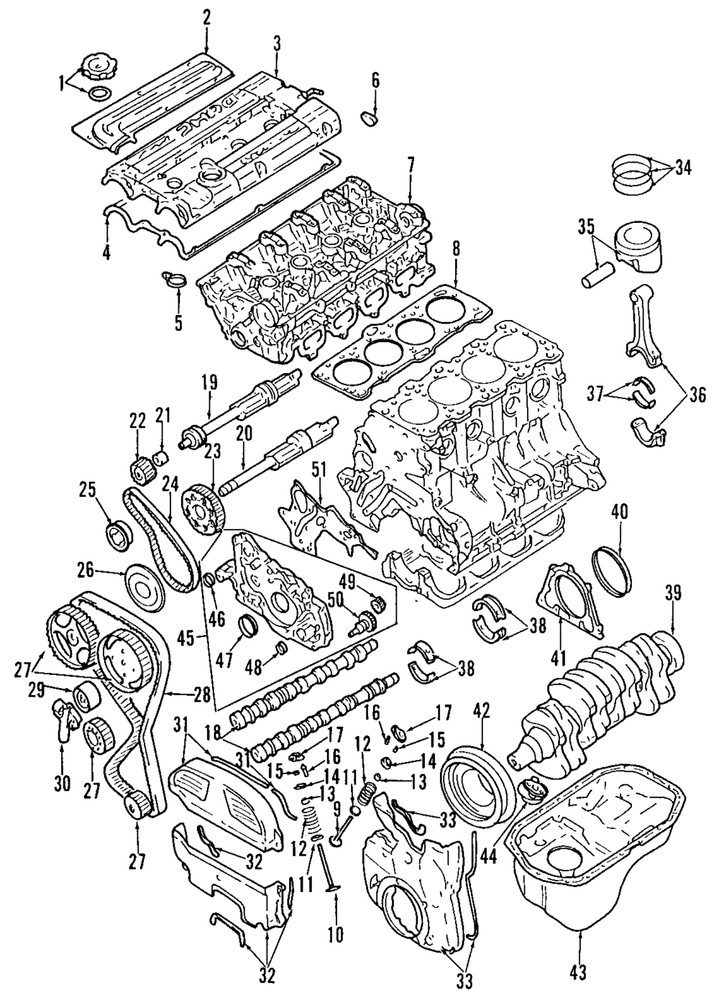 Genuine Mitsubishi Timing Belt MD331076