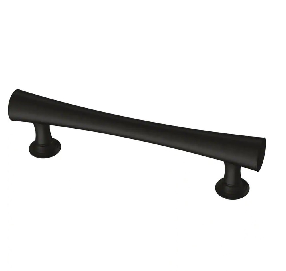 Liberty P40273C-FB 3 3/4" Matte Black Drum Cabinet & Drawer Pull
