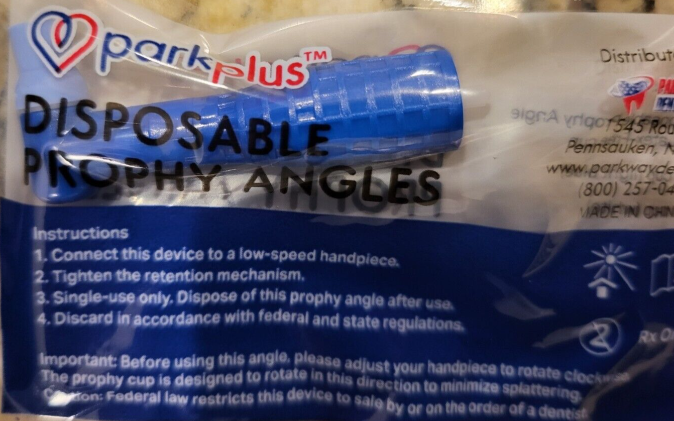 Dental Disposable Prophy Angles 144ct Soft or Firm Cup Latex-Free FREE SHIP!!