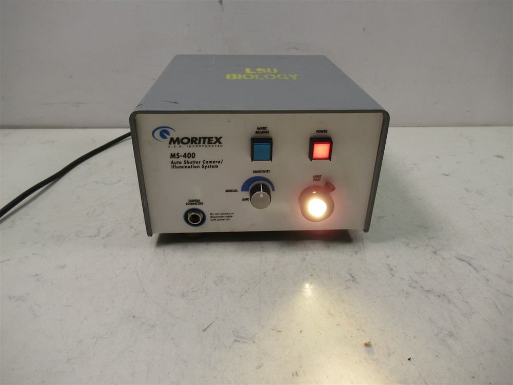Moritex MS-400 Auto Shutter Camera Illumination System Light Source Device
