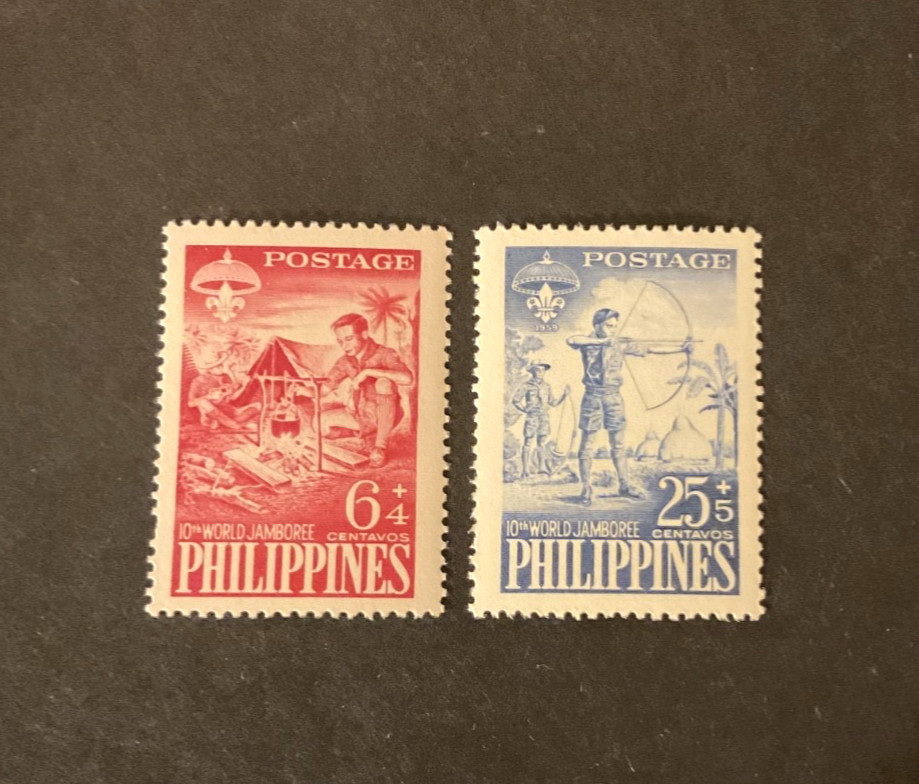Philippines Scott #B10-11 never hinged