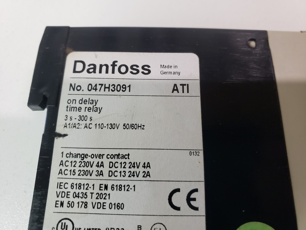 Danfoss 047H3091 ATI On Delay Time Relay