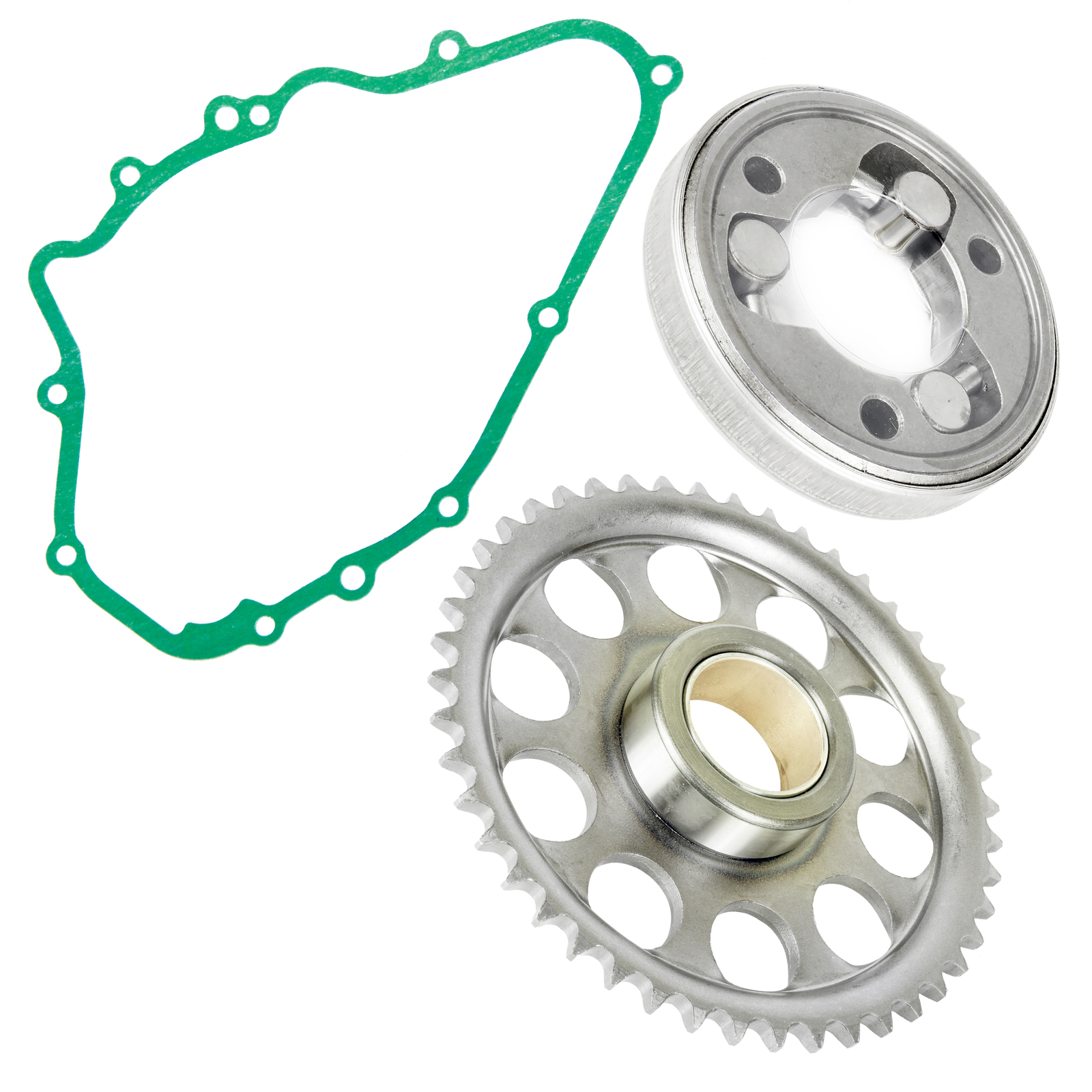 Clutch One Way Sprag Sprocket Gear for Kawasaki Ninja 500 500R EX500 1987-2009