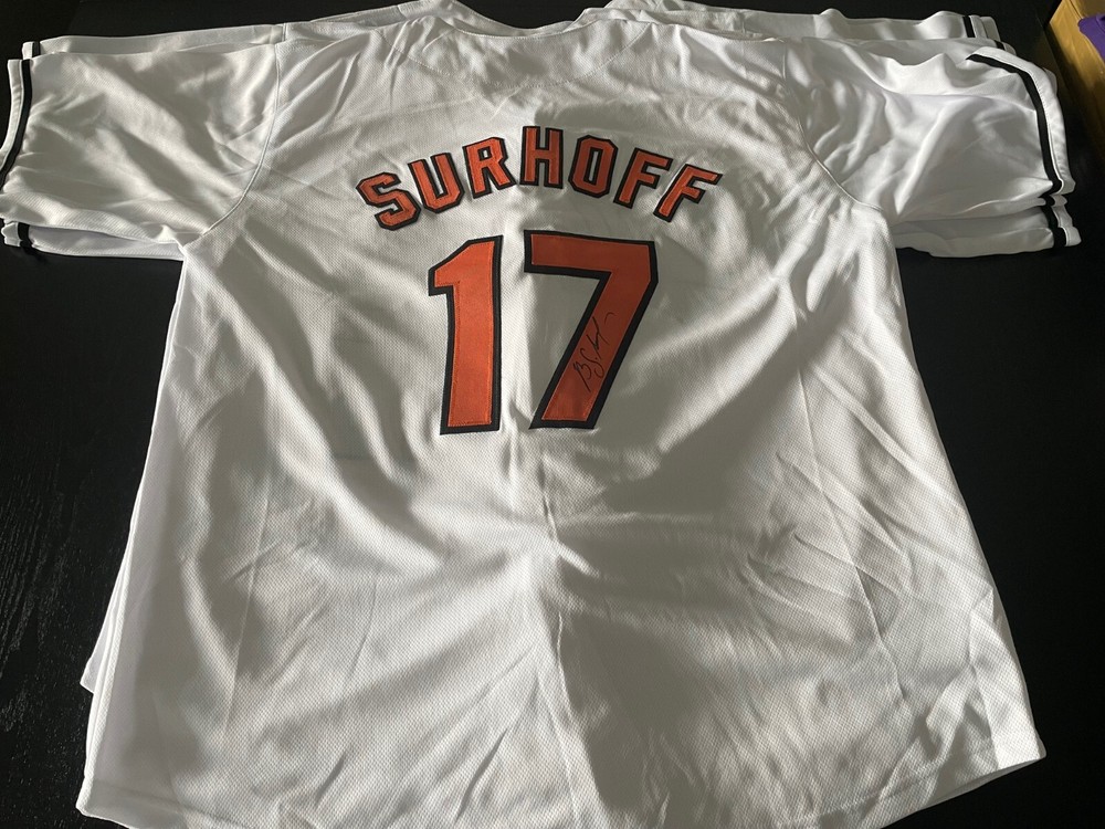 Orioles B J Surhoff signed jersey W/COA